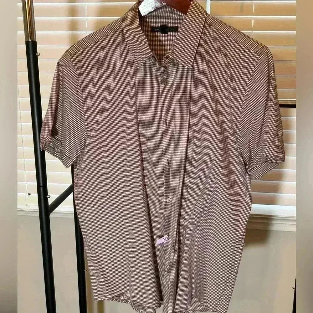 John Varvatos Short Sleeve Casual Button Down